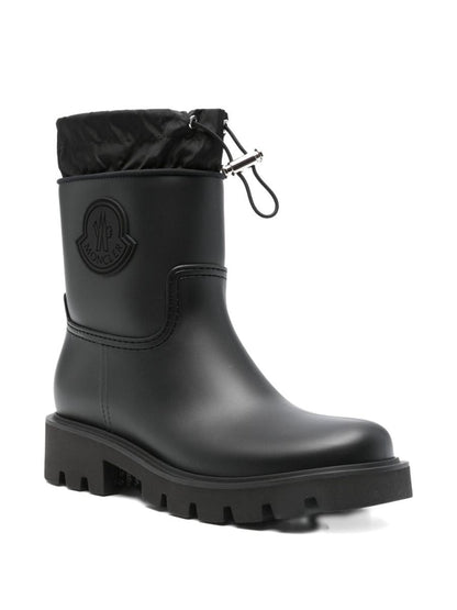 Moncler Black 'Kickstream' Rain Boots