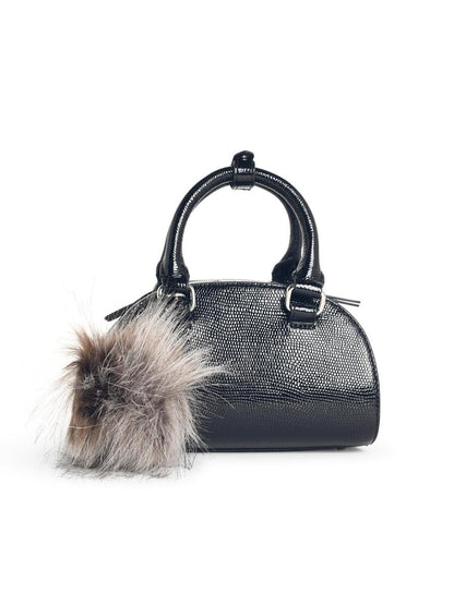 Diesel '1Dr Dome' Black Verinice Bag