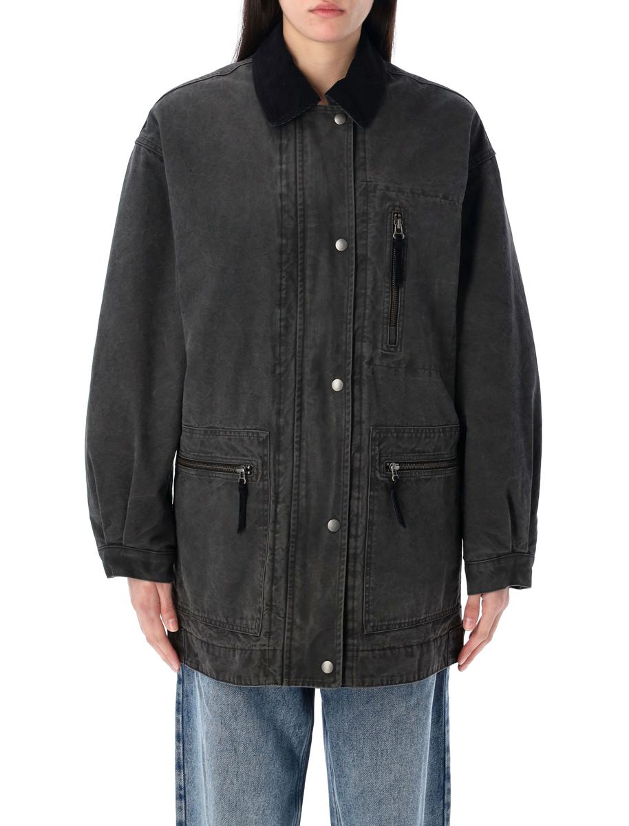 Isabel Marant Étoile Kimelia Coated Cotton Jacket