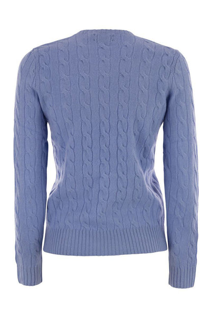 Polo Ralph Lauren Plaited Wool And Cashmere Crew-Neck