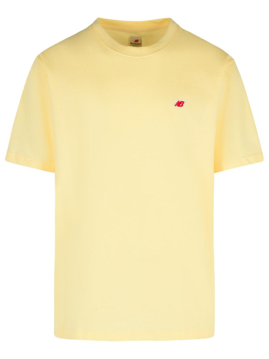 New Balance Brown Cotton T-Shirt