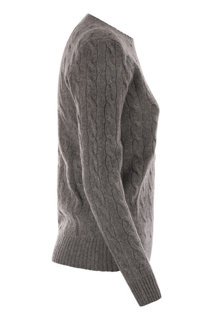 Polo Ralph Lauren Plaited Wool And Cashmere Crew-Neck