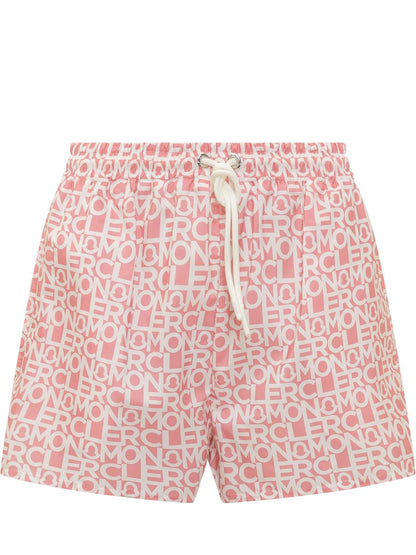 Moncler Shorts With Logo