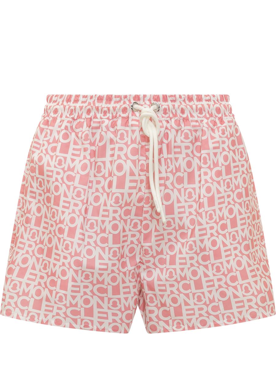 Moncler Shorts With Logo