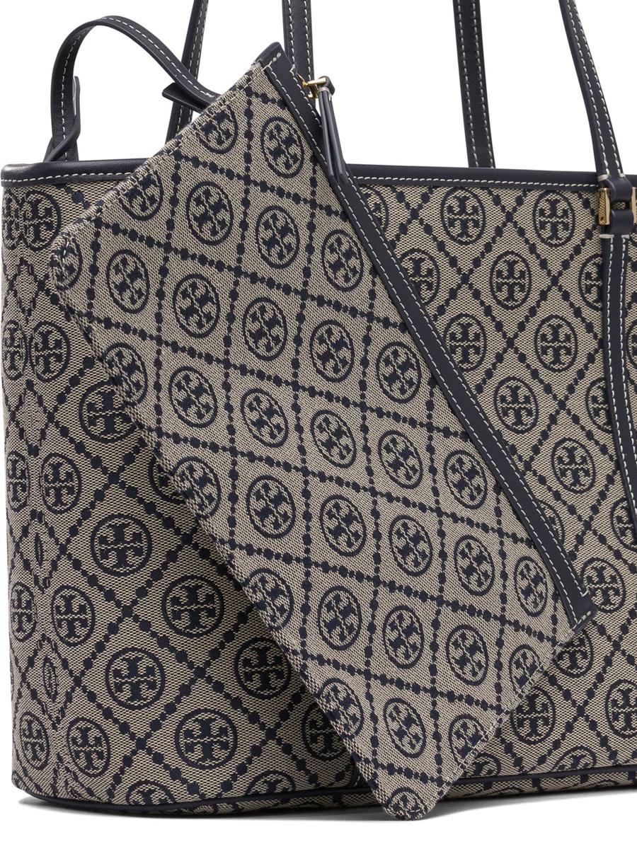 Tory Burch T Monogram Small Zip Tote