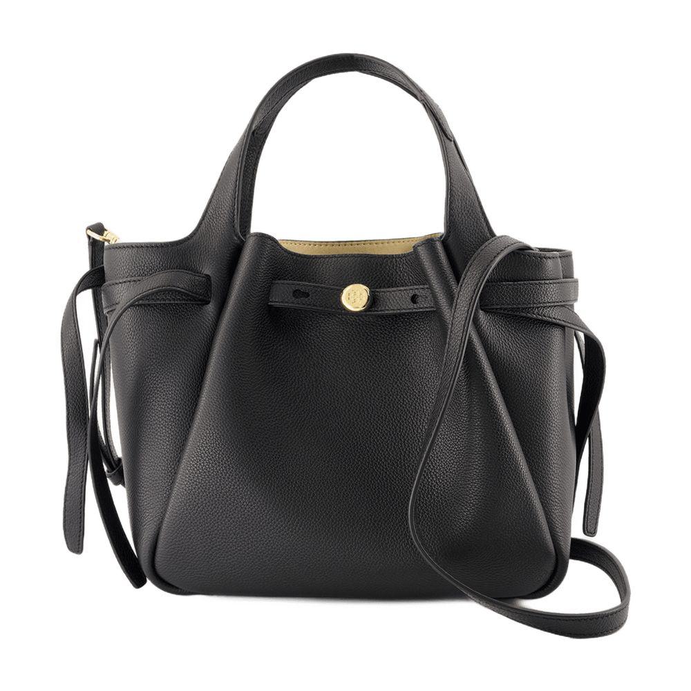 Tory Burch Romy Pebbled Satchel Purse