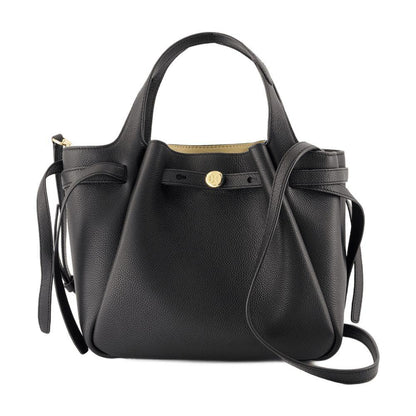 Tory Burch Romy Pebbled Satchel Purse
