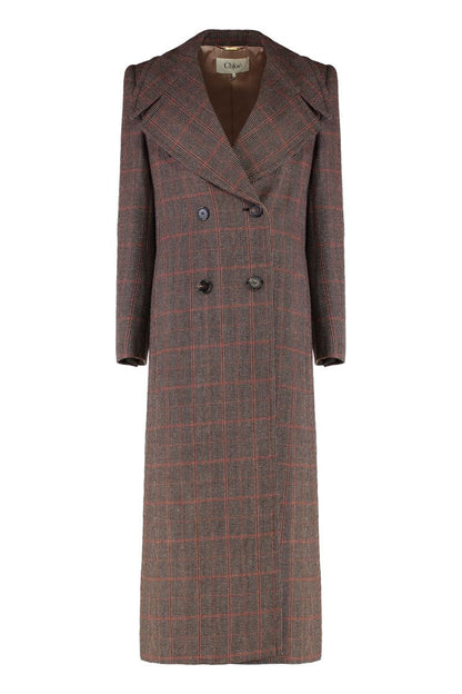 Chloé Double-Breasted Wool Coat