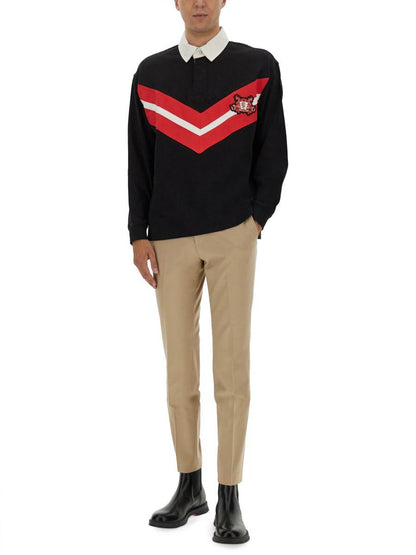 Hugo Boss Polo Shirt With College Style Logo