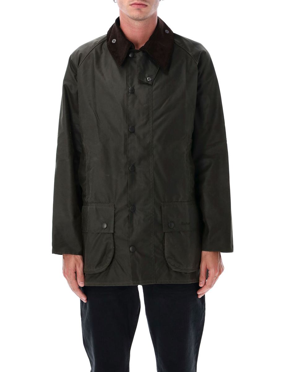 Barbour Beaufort Waxed Cotton Jacket Tartan Lined