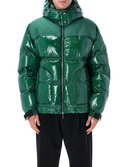 Casablanca Nylon Down Jacket Green