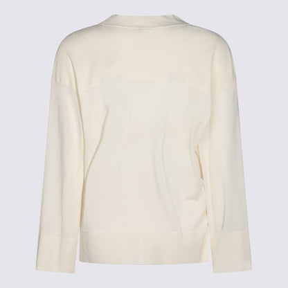 Malo Cream Cotton Knitwear