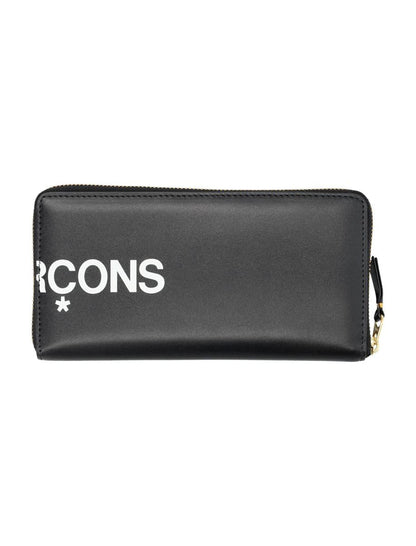 Comme Des Garçons Hugo Logo Zip Wallet