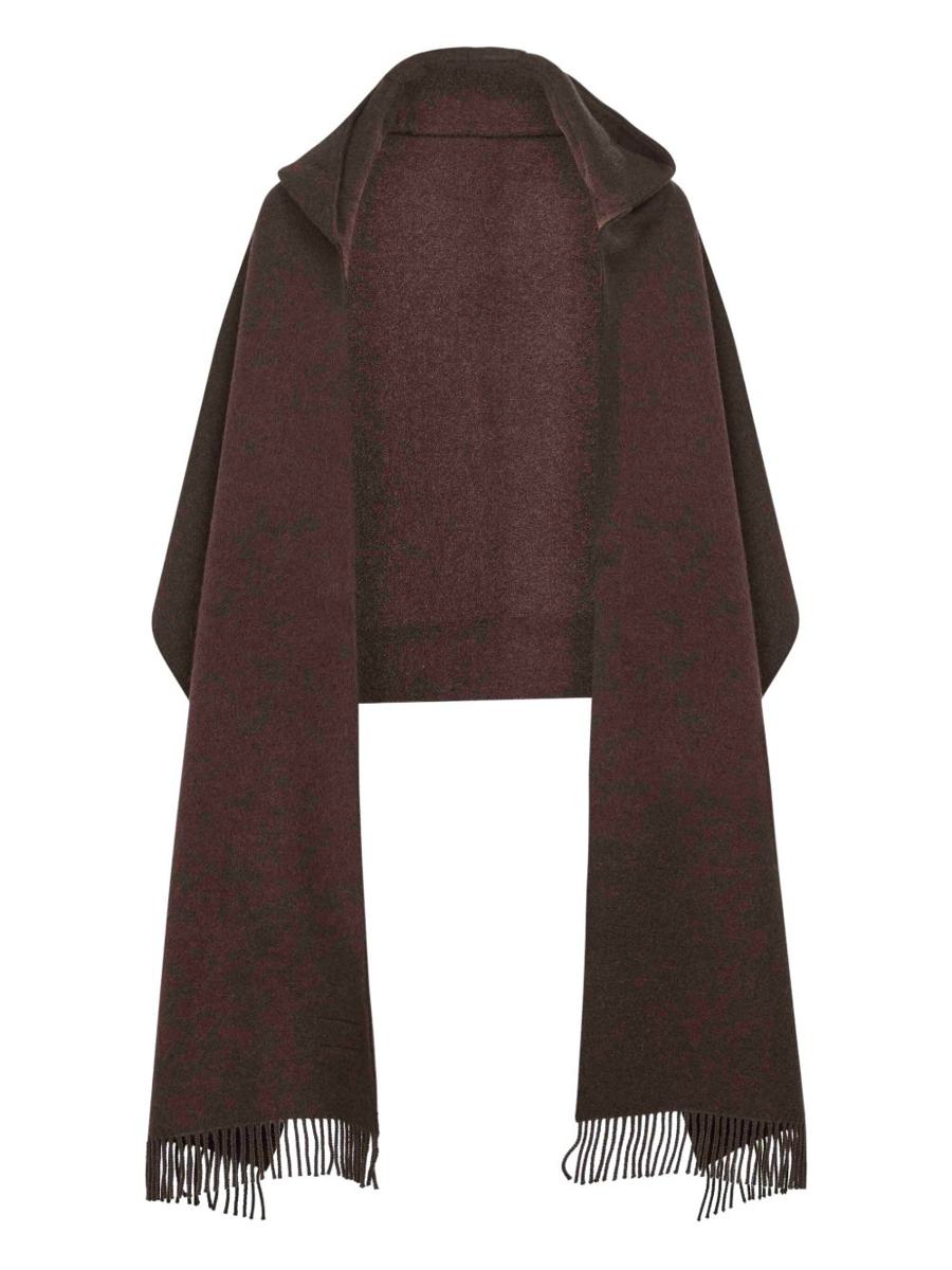 Brunello Cucinelli Wool And Cashmere Hooded Scarf