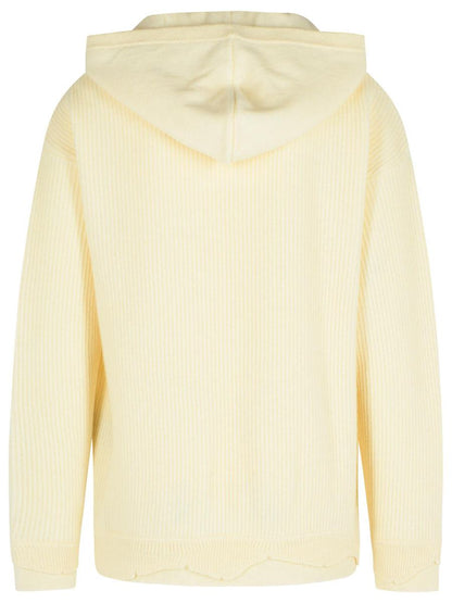 Laneus Ivory Wool Blend Sweater