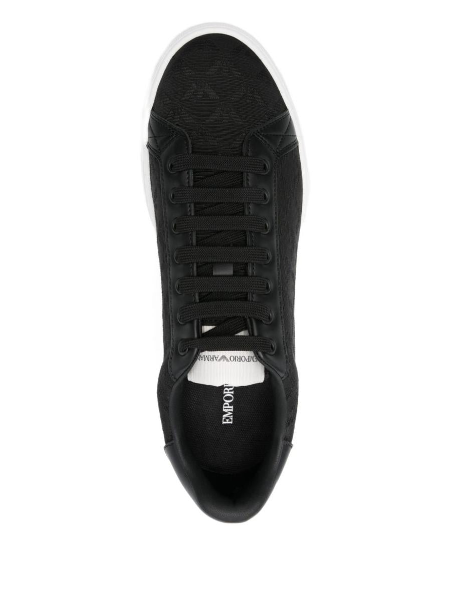 Emporio Armani Exclusive Allover Logo Sneakers