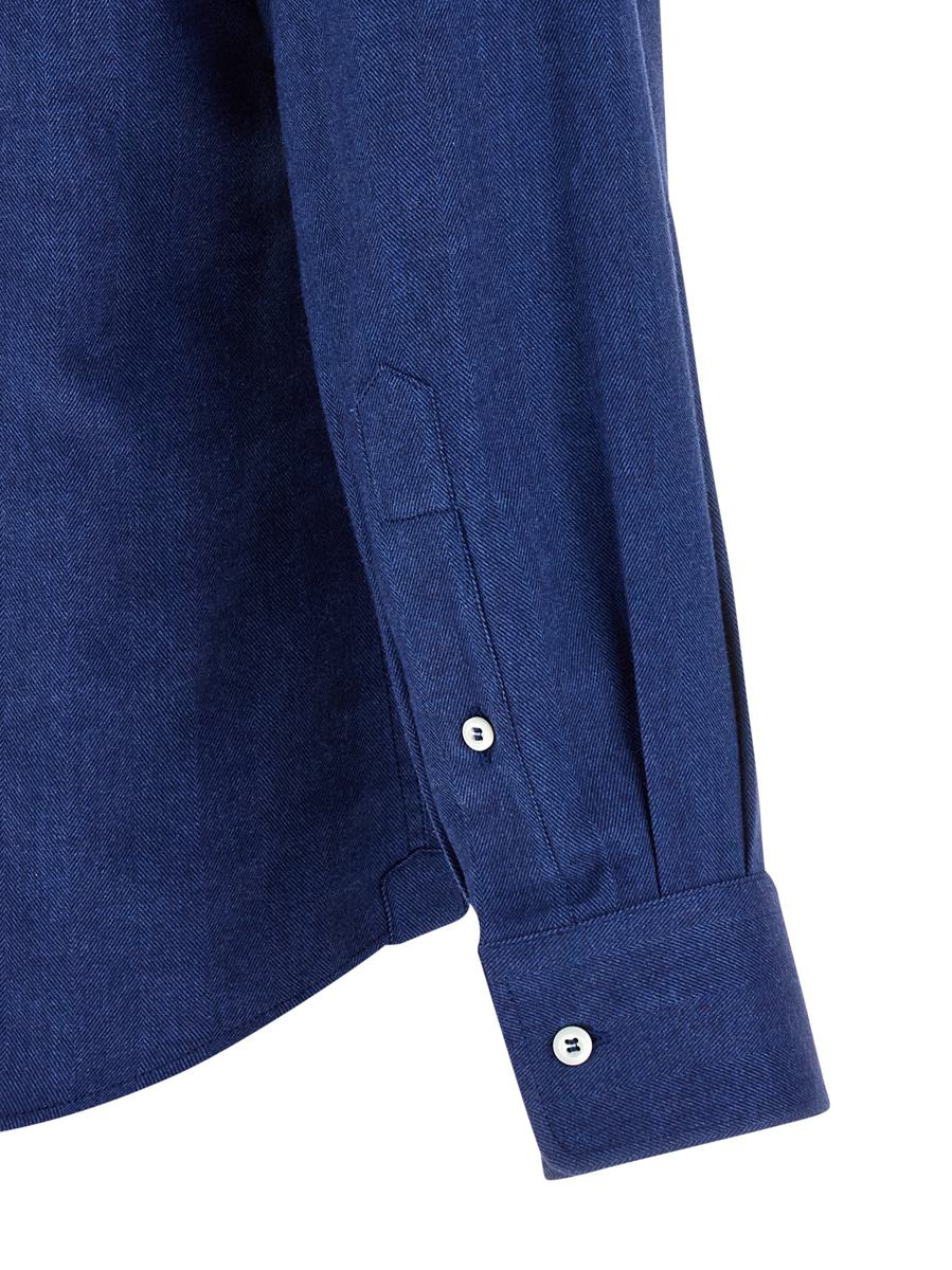 Brunello Cucinelli Herringbone Shirt