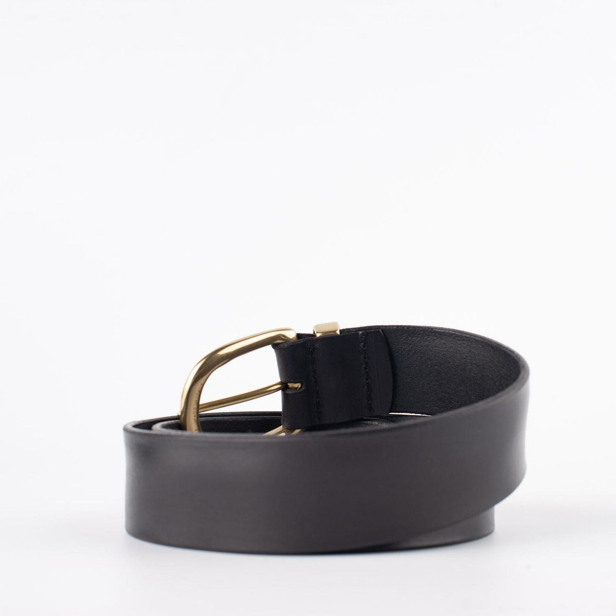 Orciani Black Soft Bull Belt