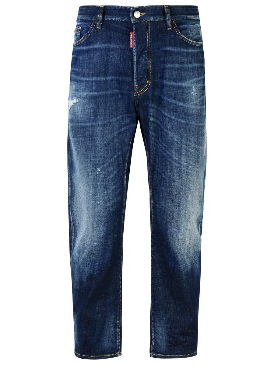 Dsquared2 'Bro' Blue Cotton Jeans