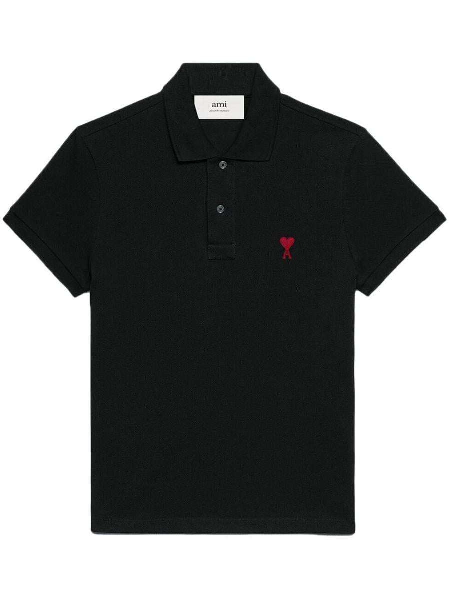 AMI Paris AMI Paris De Coeur Cotton Polo Shirt