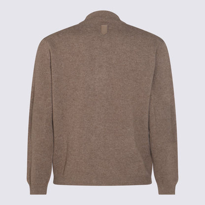 Canali Brown Wool Knitwear