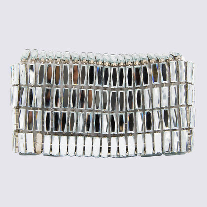Self-Portrait Silver Glass Bag