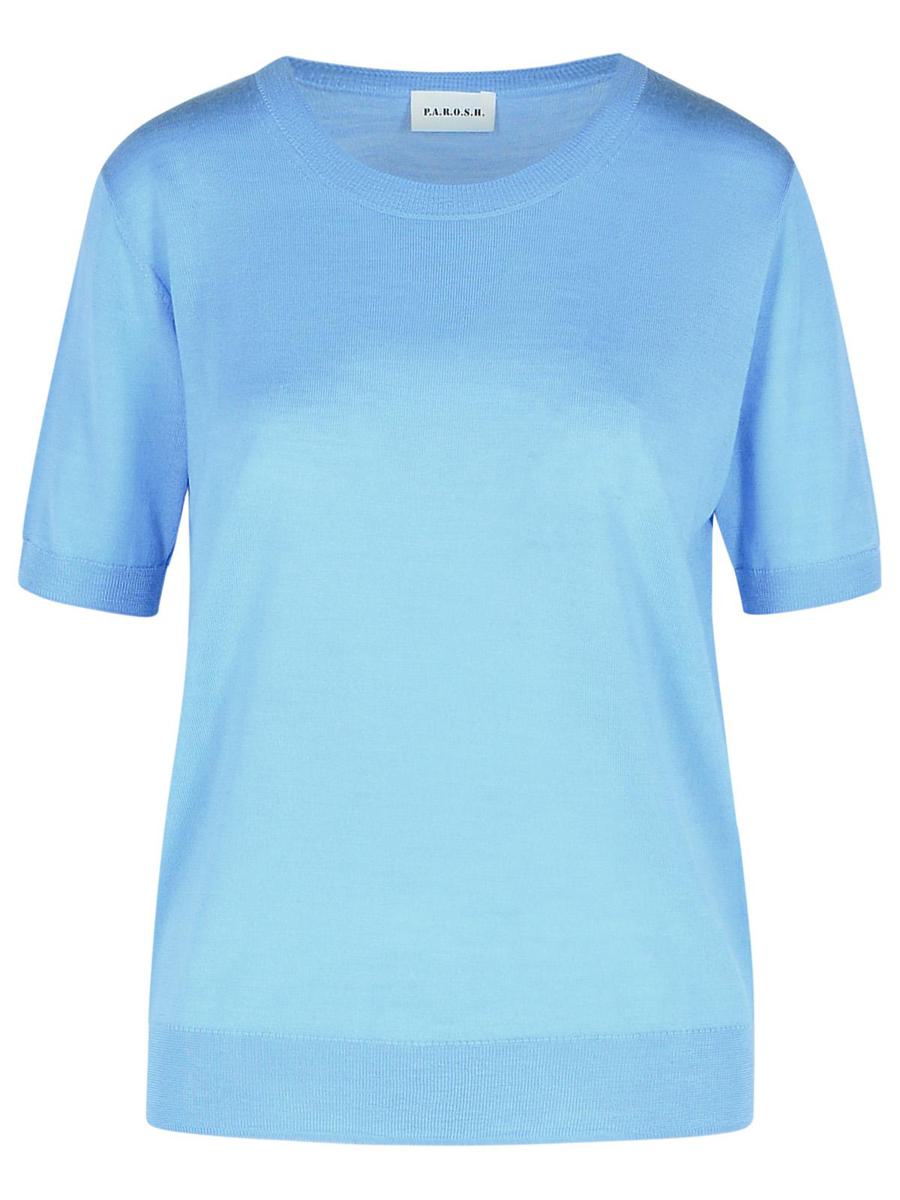 P.A.R.O.S.H. Light Blue Wool Blend Sweater