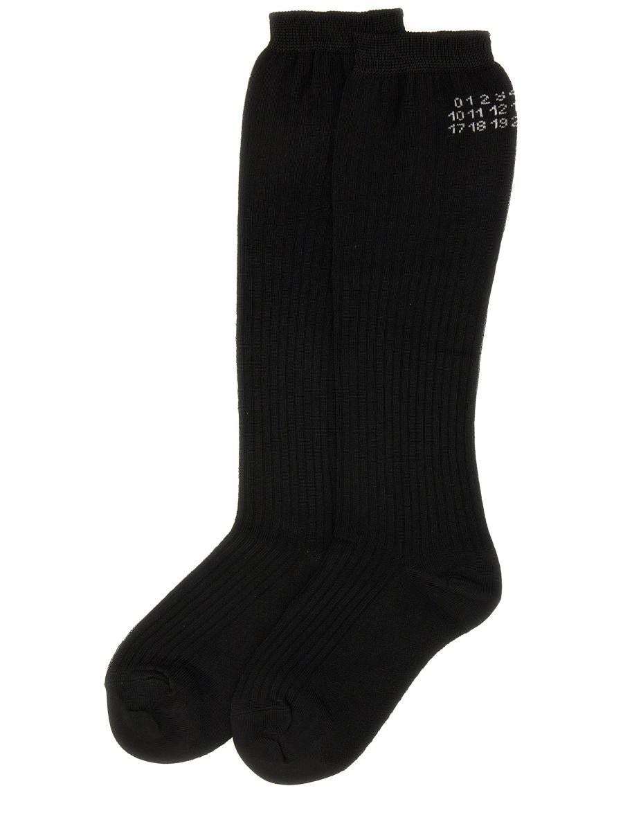 MM6 Maison Margiela High Socks