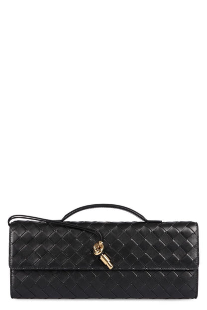 Bottega Veneta Andiamo Leather Clutch