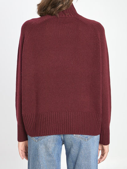 Turtleneck In Wool And Cashmere