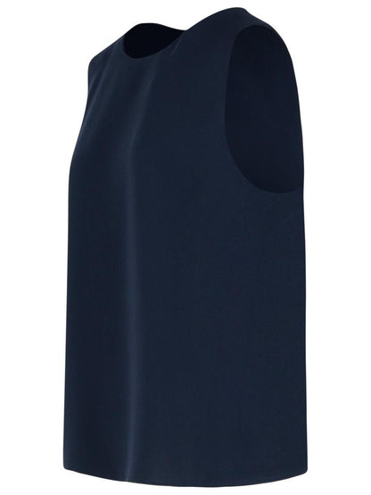 P.A.R.O.S.H. Blue Polyester Blouse