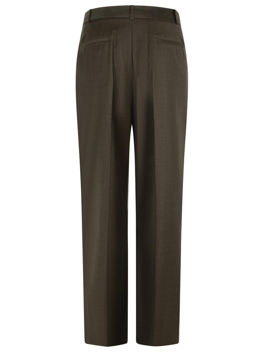 Loulou Studio 'Sbiru' Brown Virgin Wool Pants