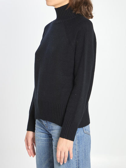 Turtleneck In Wool And Cashmere