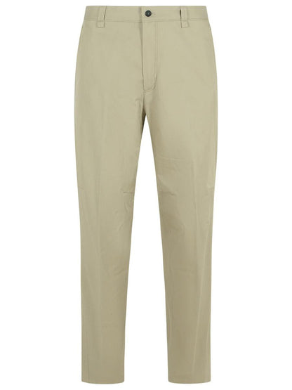 Lanvin 'Biker' Green Cotton Pants