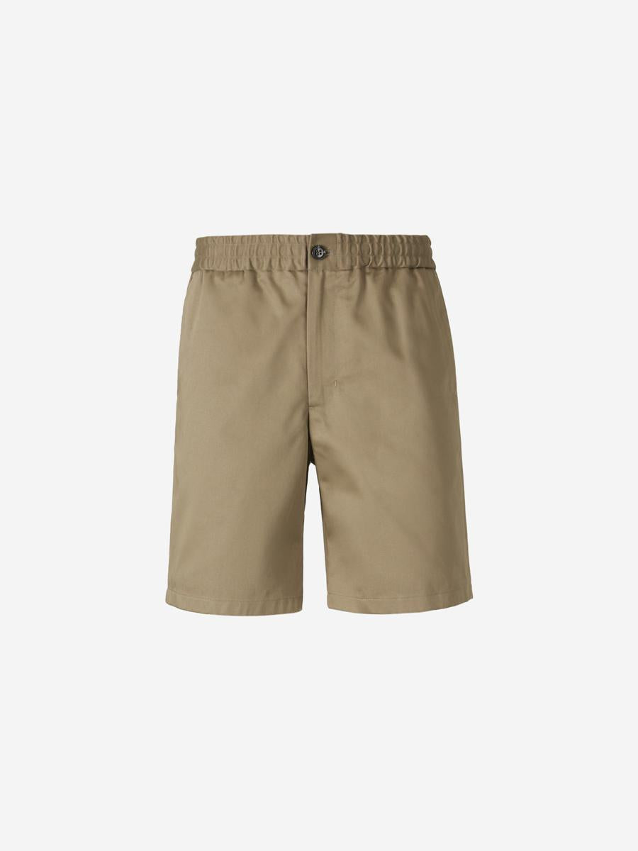 AMI Paris Cotton Satin Bermuda Shorts