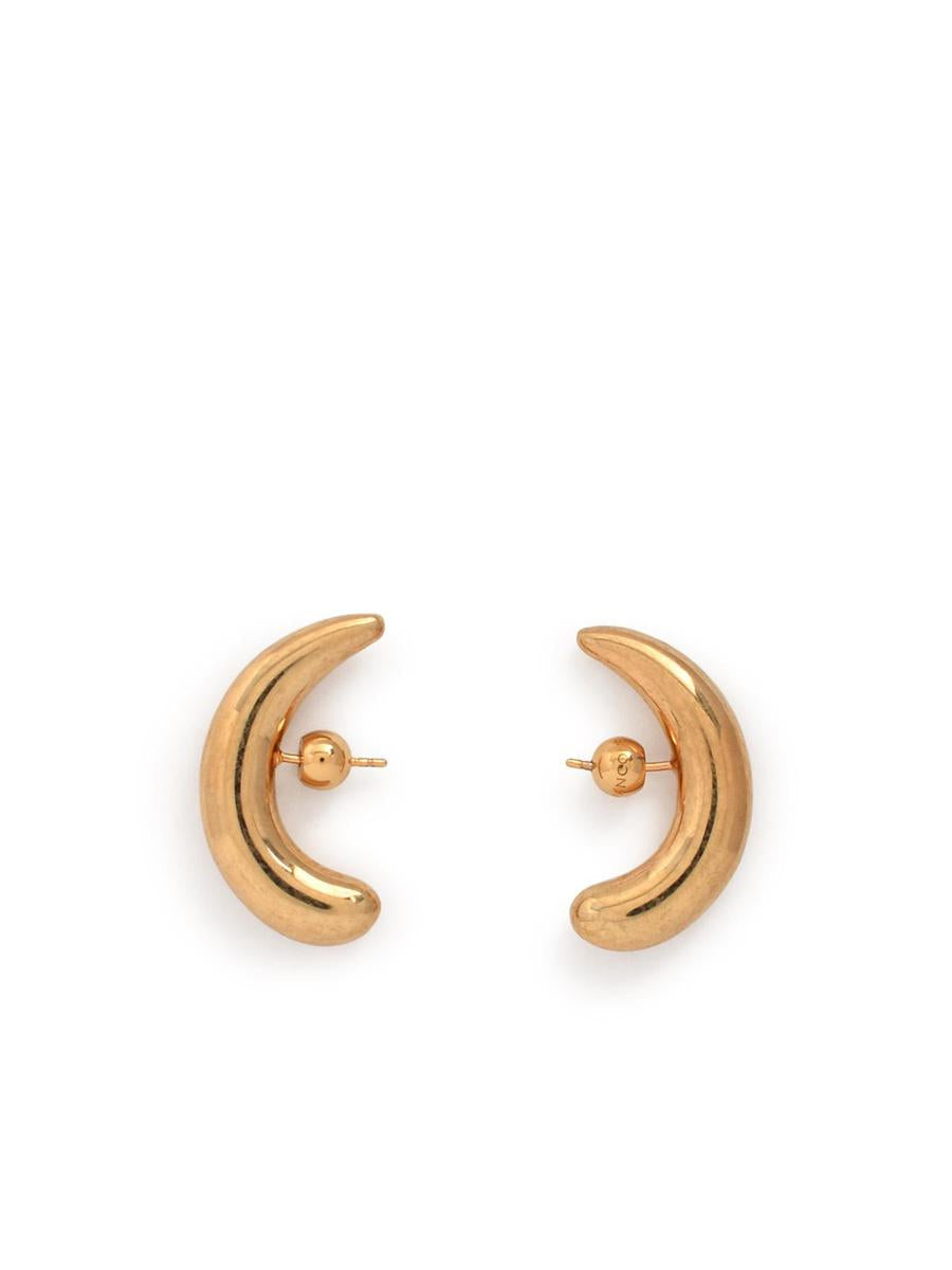Panconesi Silver 'Half Moon Hoops' Earrings