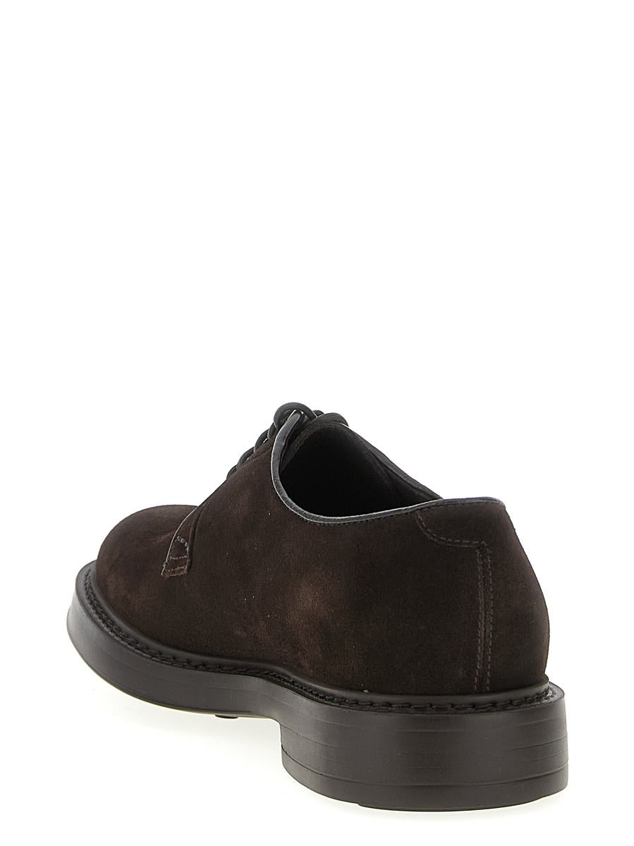 Doucal's Suede Lace Up