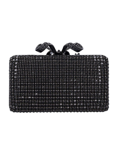 Self-Portrait Crystal Box Clutch