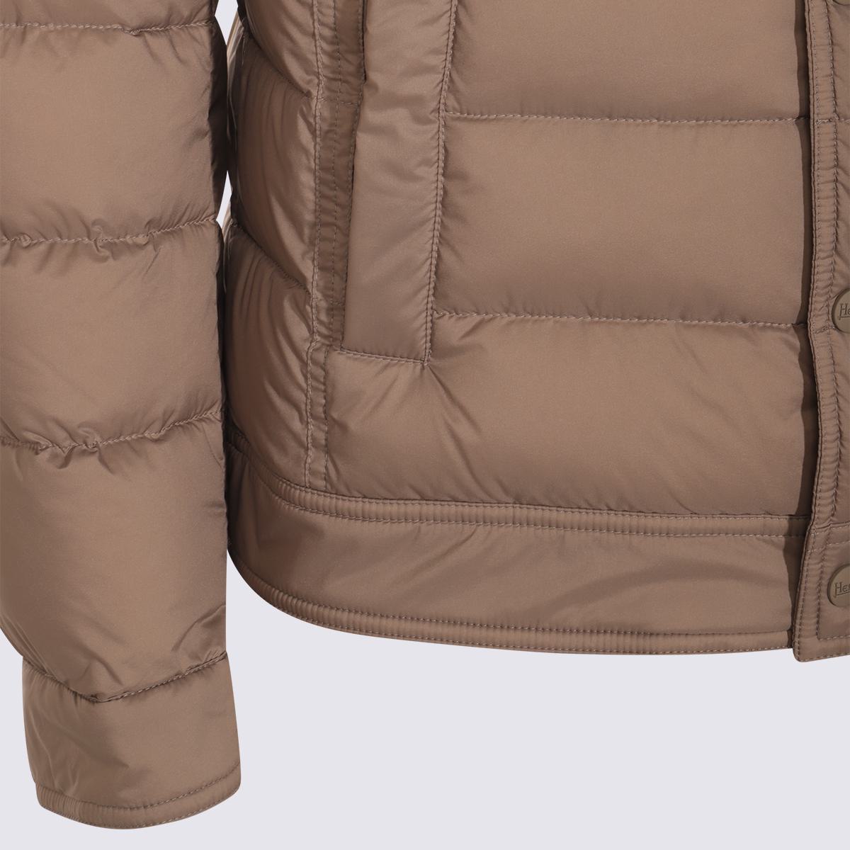Herno Light Beige Down Jacket