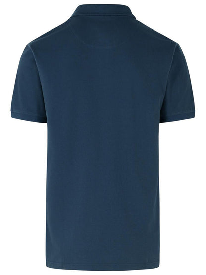 Etro 'Roma' Navy Cotton Polo Shirt