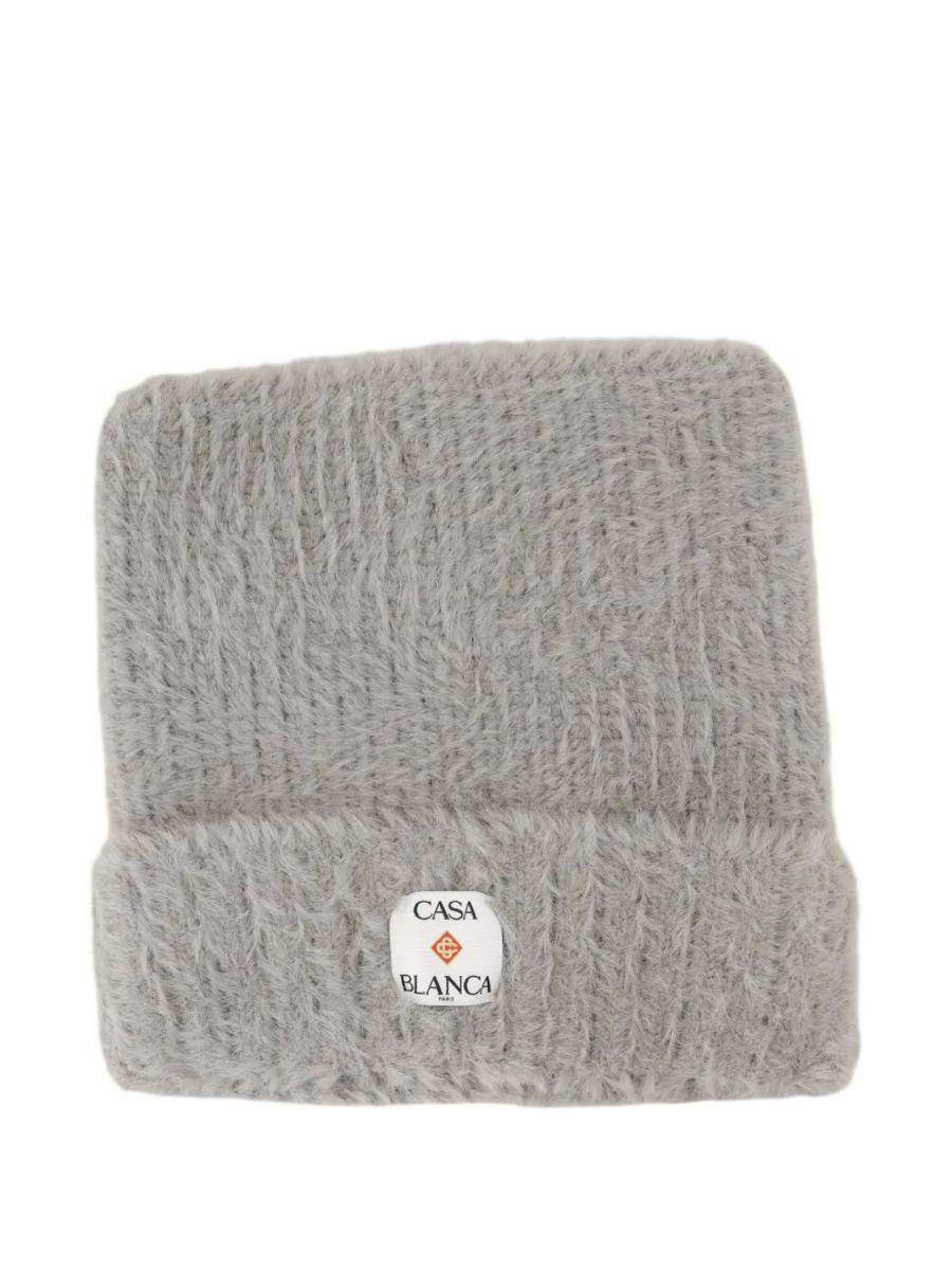 Casablanca "Fluffy" Nylon Square Hat Accessories