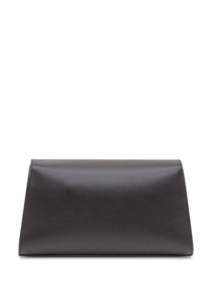 Salvatore Ferragamo Ferragamo Clutch Bag In Black Leather