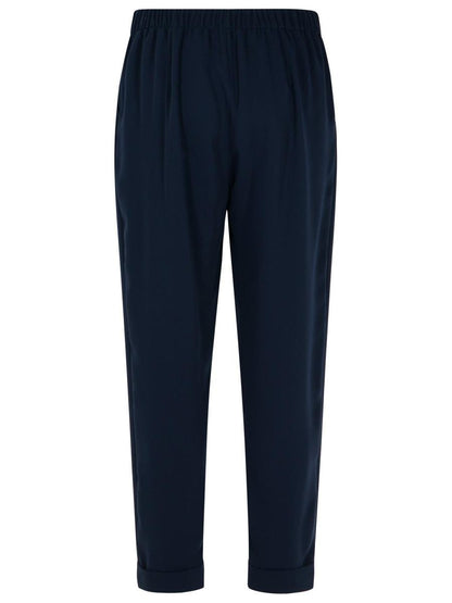 P.A.R.O.S.H. Blue Polyester Pants