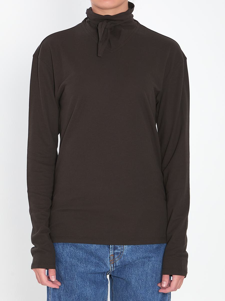 Long Sleeve Foulard Top