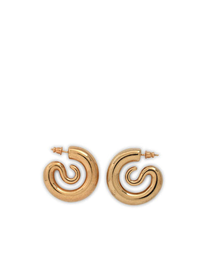 Panconesi Gold 'Serpent Hoops Small' Earrings