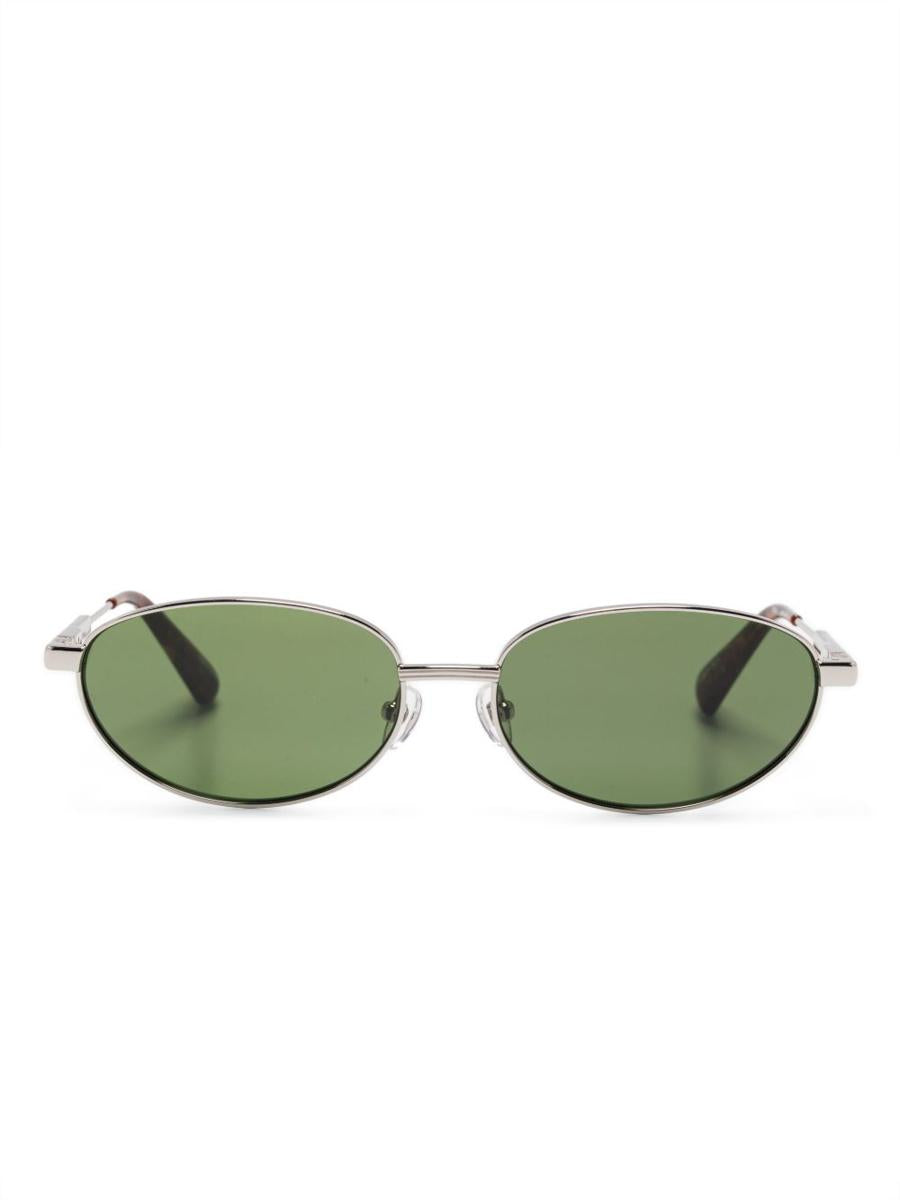 Jacquemus Silver-Tone Sunglasses