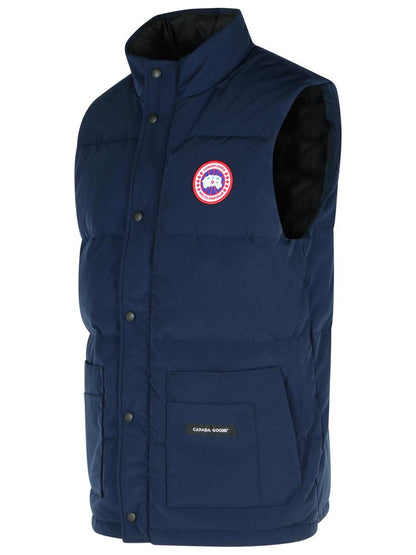 Canada Goose 'Freestyle' Blue Cotton Blend Vest
