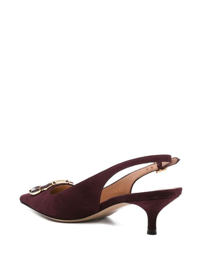 Salvatore Ferragamo Leather Slingback Pumps