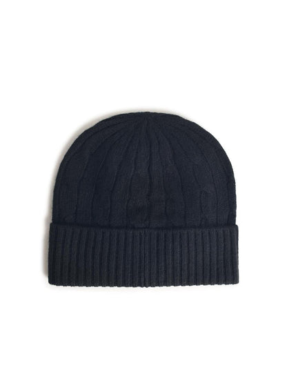 Polo Ralph Lauren Black Wool Blend Beanie