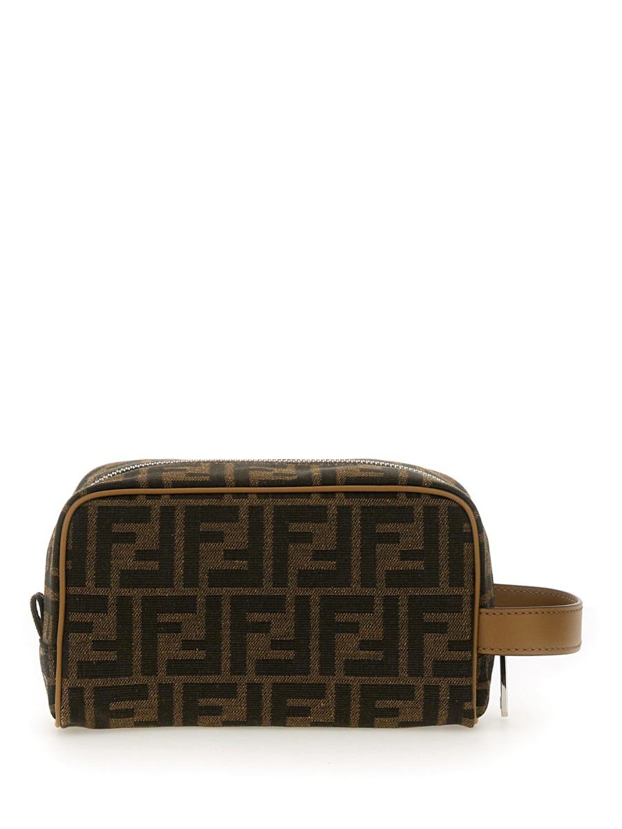 Fendi Beauty Case "Ff" Jacquard Small